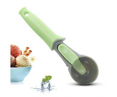 Uong Eisportionierer, Food Grade ABS + TPR Eisportionierer mit Auslöser Kitchen Dessert Tool für EIS, Obst, Backen und Wassermelon, FDA-Zulassung (Dia 5,5 cm)