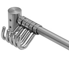 Handtuchhalter/Hakenleiste Küchenleiste aus Edelstahl von 5-10 Haken (9 Haken)