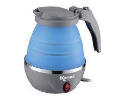 #11 Faltbarer Camping Wasserkocher mit einem Silikonkörper 0,8 Liter nur 1000W Silikon Tee Kessel Wasserkessel Küche Outdoor 0,8 L