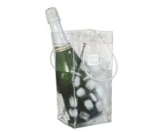 Gimex 17407 Ice Bag Basic Flaschenkühler 1 klar, 11 x 11 x 26.5