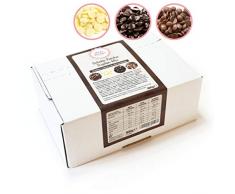 Sweet Wishes 900g Fondue-Schokolade aus Belgien Schoko-Mix aus Vollmilch, Zartbitter & Weiß - für Schoko-Brunnen Fondue-Sets - 10 Portionsbeutel einzeln verpackt