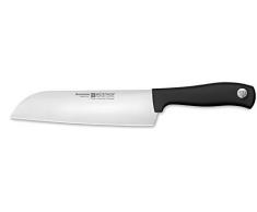 WÜSTHOF Santoku, Silverpoint (4180-7), 17 cm Klinge, rostfrei, spülmaschinengeeignet, japanisches Kochmesser, Sushi Messer extrem scharf