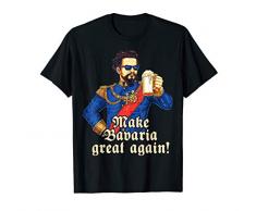 Make Bavaria great again - blauer König Ludwig Maßkrug Bier T-Shirt