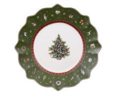 Villeroy & Boch Toys Delight Grüner Frühstücksteller, 24 cm, Premium Porzellan