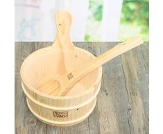 4L Sauna Kit Holzeimer Pfannenset Dampfschweißwerkzeug