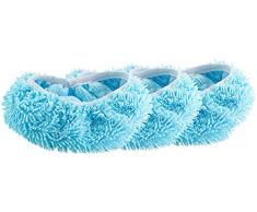 PEARL Boden Putz Überschuhe: Mikrofaser-Bodenwischer-Überzug für Besen, Schrubber & Schuhe, 3er-Set (Bodenwischer Überzieher; universell)