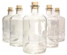 9 Apotheker Flaschen 1000 ml Glasflaschen leer Essigflaschen Ölflaschen Schnapsflaschen Likörflaschen VERSAND INNERHALB 24 STD!