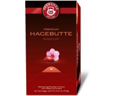 TEEKANNE Früchtetee PREMIUM HAGEBUTTE, Beutel aromaversiegelt, 20 x 3,5 g (20 Stück), Sie erhalten 1 Packung á 20 Stück