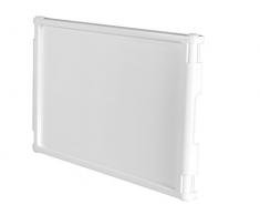 Giganplast Tablett für Frühstück im Bett, Kunststoff, Weiß