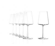Stölzle Lausitz Power Weißweinkelch 402 ml, 6er Set Weißweingläser, spülmaschinenfest, bleifreies Kristallglas, hochwertige Qualität, elegant und bruchbeständig