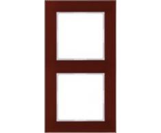 Jung Rahmen Glas 2fach Serie A Creation rot, 1 Stück, AC 582 GL RT