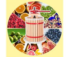 Hengda® 12 Liter Obstpresse Presse Obstpresse Saft Weinpresse Beerenpresse Apfelpresse Maischepresse mit Presstuch