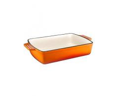 GSW 718363 Gusseisen Auflaufform Orange Shadow 28,5x20cm, 2,8 Ltr,