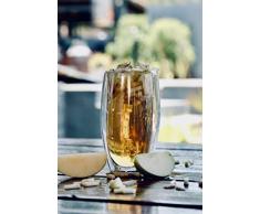 YEM 6 x 320ml doppelwandige Thermo-Gläser, für Latte Macchiato, Cocktails, Desserts, Tee Glas-Set, Doppelwandgläser, Howdy