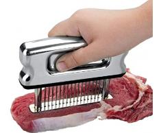 Hochwertiger Fleischzartmacher aus Edelstahl Fleisch Steaker Schnitzelklopfer