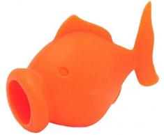 Zhongyanxin Silikon-Eiertrenner in Goldfisch-Form, Ei-Trenner, Ei-Trenner, Ei-Trenner, Ei-Trenner, Ei-Teiler 9*6*3cm Orange