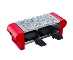 H.Koenig RP2 Raclette-Gerät / 2 Personen / mit Steingrill / 350 W / rot