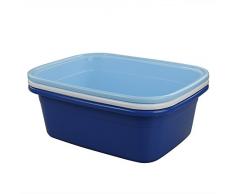 Fosly Rechteckige Spülschüssel, Waschschüssel, Kunststoff, 3 Stück Plastikschüssel