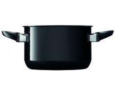 Silit Modesto Kochtopf 16cm, Glasdeckel, Bratentopf 1,3l, Silargan Funktionskeramik, Topf Induktion, schwarz