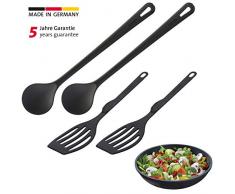 Westmark Küchenhelfer-Set, 4-tlg, je 2 Pfannenwender und Rührlöffel, PA, Notwendige Basics zum Braten und Rühren, Gentle, 203522E6