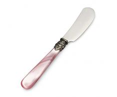 EME NAPOLEON Buttermesser Klein aus INOX rostfreiem Edelstahl 13,5 cm, Butter Streichmesser Spülmaschinengeeignet in Perlmutt Rosa - Besteckgarnitur von Napoleon Besteck