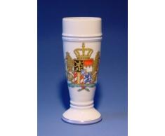 Bierseidel Bier-Krug Weizenbierkrug ohne Henkel und Deckel 0,5l Wappen 1794 bunt