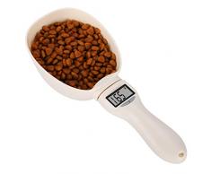 Messlöffel für Hundefutter , Am-czw Handheld Haustierfutter Digitalwaage Löffelwaage Futterschaufel with LCD-Display für Hunde und Katzen