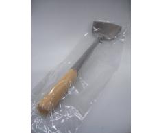 JADE TEMPLE 17061 Kelle flach für Wok, Edelstahl,silber 61 x 5 x 17.5 cm