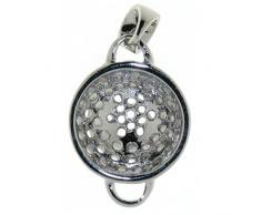 Derby Anhänger Sieb Seiher Küchensieb Durchschlag massiv echt Silber 23195