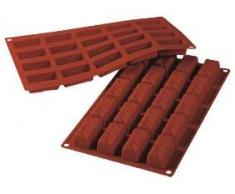 Cake Company Silikon-Form Rechtecke | 50x25 mm | Höhe: 20 mm | Temperaturbeständig von -40 bis + 230 Grad | Silikon-Backform für Torten-Deko & Kuchen-Deko | Back-Form aus lebensmittelechtem Silikon
