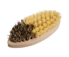Gemüsebürste/Reinigungsbürste von BÜMAG, aus Buche-Holz mit Zwei Arten von Natur-Borste