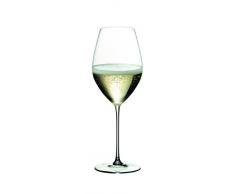 RIEDEL 6449/28 Riedel Veritas Champagner Wein Glas, 2-teiliges Champagnerglas Set, Kristallglas