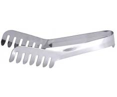 Spaghettizange aus Edelstahl 18/0, fugenlos, mit Lasche am Griffende, ideal auch für Sauerkraut / Länge: 20 cm | ERK