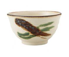 Minoru Pottery Teeschale Sawarabi gemasert, 5,5 cun Anti-Schüsseln, 16,2 ~ 8,9 cm