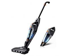 Hikeren Akku Staubsauger, Kabelloser Staubsauger, 2in1 Akku-Handstaubsauger inkl. Zusätzlicher bürste & Zubehör für den Handstaubsauger, 2 Saugstufen, 2500mAh Lithium-Ionen bis zu 35 Minuten Laufzeit.