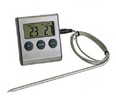 G S D Haushaltsgeräte Bratenthermometer, Edelstahl, Mehrfarbig, 6.5 x 7 x 2 cm