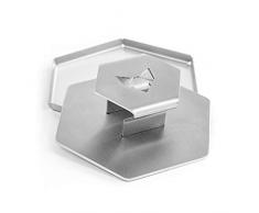 FENNEK Smasher I Grillpresse aus hochwertig geschliffenem Edelstahl I Werkzeug für Küche, Garten, Restaurants, Camping und vieles mehr.