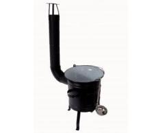 Set Ungarischer Ofen 31 + Gulaschkessel 14 Liter + GRATIS Schöpflöffel Gulaschkanone Suppentopf