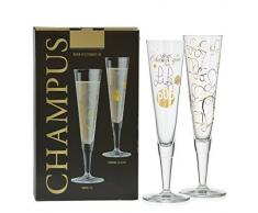 Ritzenhoff 2er Set Design Champagnerglas - Sektglas, Champus Design S. Ito & V. Jacquart, A0371660