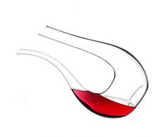 WFZ17 Weindekanter, U-Form, 1.500 ml, Rotweinausgießer, Schnellbelüfter, Dekantierer, Heim-Bar Werkzeug multi