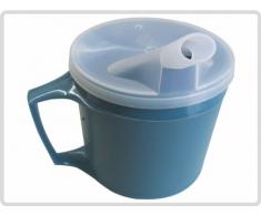 Thermo-Trinkbecher Schnabelbecher Krankentasse Schnabeltasse mit Griff und abnehmbaren Trinkaufsatz *Top-Qualität*