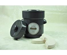 Gärtopf Sauerkrauttopf 3 Liter + Steine Stein-grau