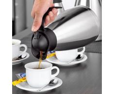 Esmeyer Isolierkanne Thermoart 1,5 Liter, Edelstahl, Silber/schwarz