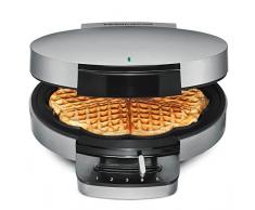 ROMMELSBACHER WA 750 Waffeleisen (Herzwaffeln, Xylan Plus Antihaftbeschichtung, stufenlose Temperaturregelung, wärmeisoliertes Gehäuse) silber
