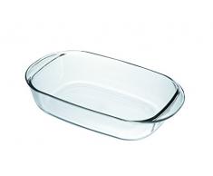 Duralex Eckige Auflaufform / Gehärtetes Glas / 33 x 20 cm / Hitzebeständiges Ofengeschirr / Spülmaschinenfest / Hergestellt in Frankreich