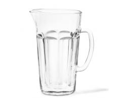 Leonardo Krug Rock, Glas-Karaffe für den Einsatz im Alltag, Wasser-Krug spülmaschinengeeignet, 1500-ml Füllvolumen, 012996