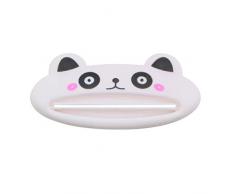 Generic 1 Stück Weiß Zahnpasta Quetscher Karikatur Panda Kunststoff Gesichtsreiniger Zahnpasta Sahne Tube Squeezer Spender für Badezimmer von SamGreatWorld