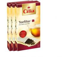CILIA® Teefilter 80 Stk. Grösse L ohne Halter verwendbar (3er Pack)