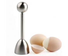 Eierköpfer Edelstahl Eier Cutter für Weiches Harte Gekochtes Eier Cracker eierschale Abscheiderentferner