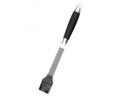 Westmark Grill- und Bratpinsel, LÃ¤nge: 40,5 cm, Silikon/Rostfreier Edelstahl, Futura, Silber/Schwarz, 15022270